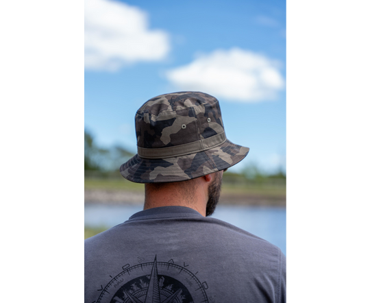 Avid Distortion Dark-Camo Bucket Hat