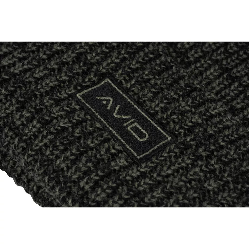 Avid Marl Knit Beanie Green