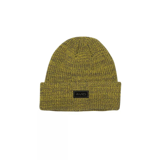 Avid Marl Knit Beanie Yellow