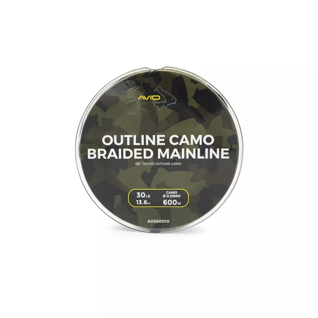 Avid Outline Camo Braided Mainline 30lb