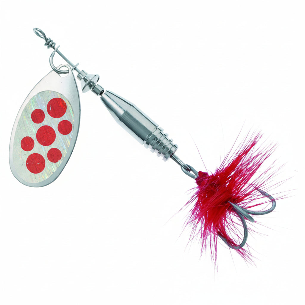 Balzer Colonel Spinner Classic Silber Rote Punkte