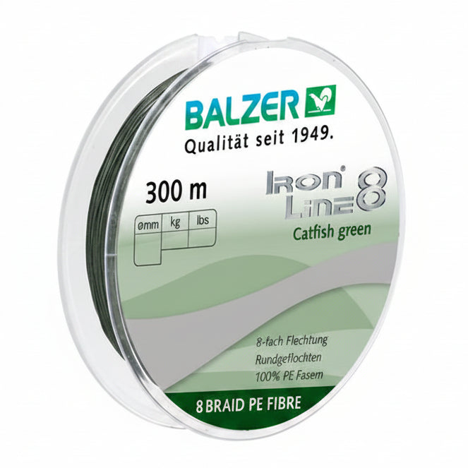 Balzer Ironline 8x Braid Catfish Green