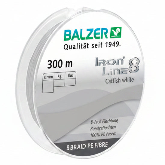Balzer Ironline 8x Braid Catfish White