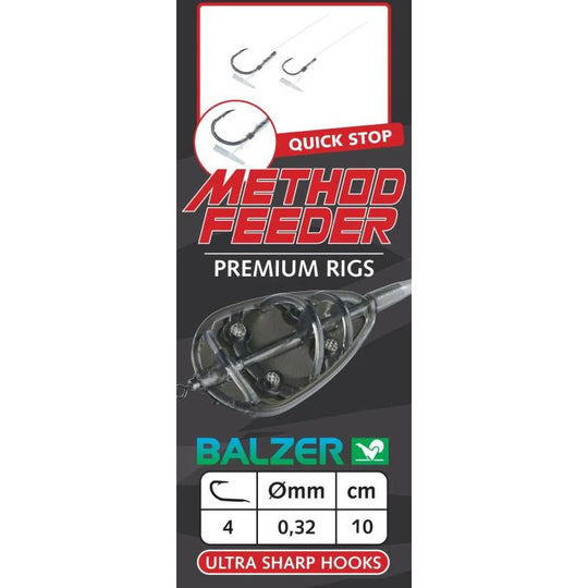 Balzer Mono Method Feeder Rigs mit Quick Stop