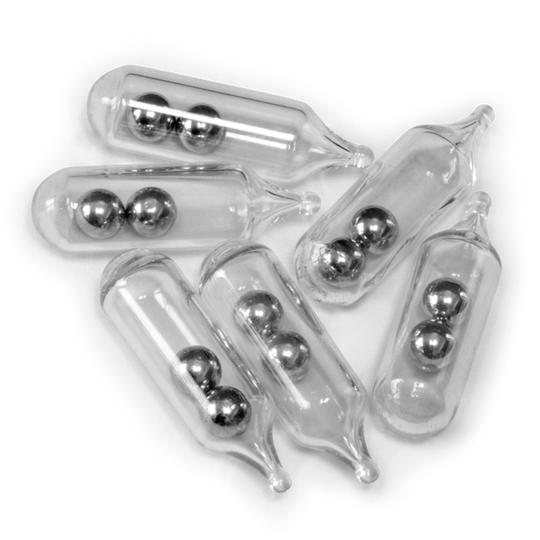 Black Cat Glass Rattle 6mm