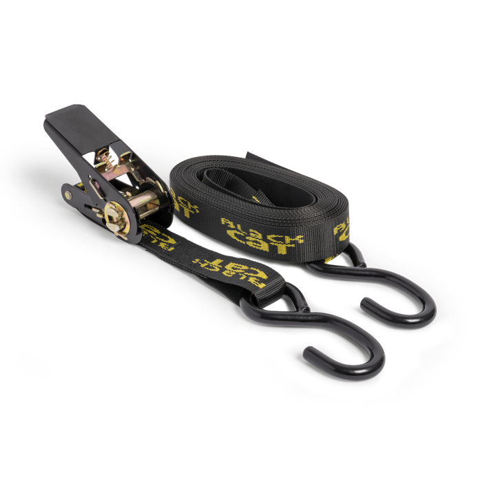 Black Cat Transport Ratchet Strap