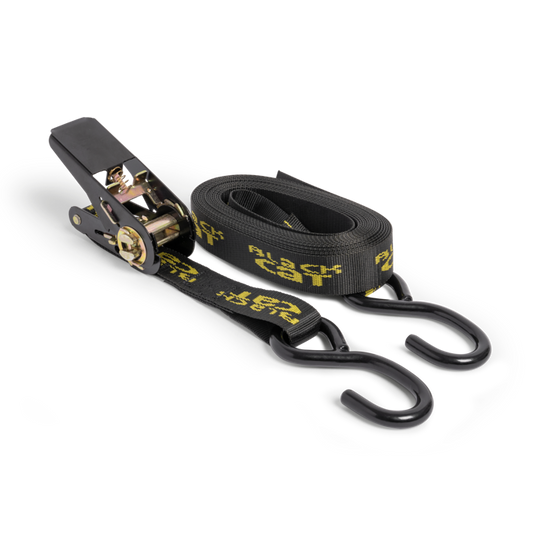Black Cat Transport Ratchet Strap