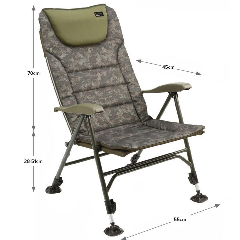 Carp Spirit Magnum Hi-Back Chair Camo