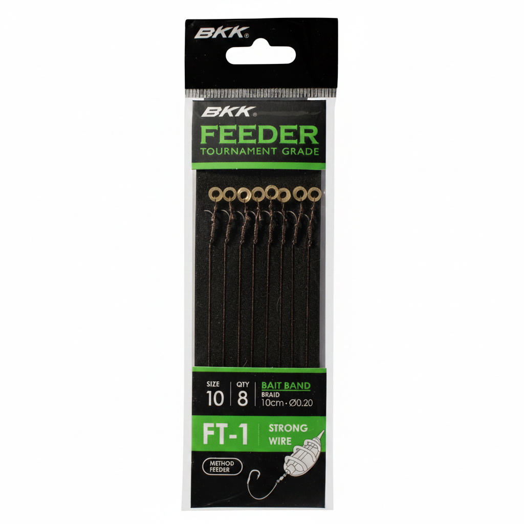 BKK FT-1 Feeder Tournament Braided Bait Band Rigs