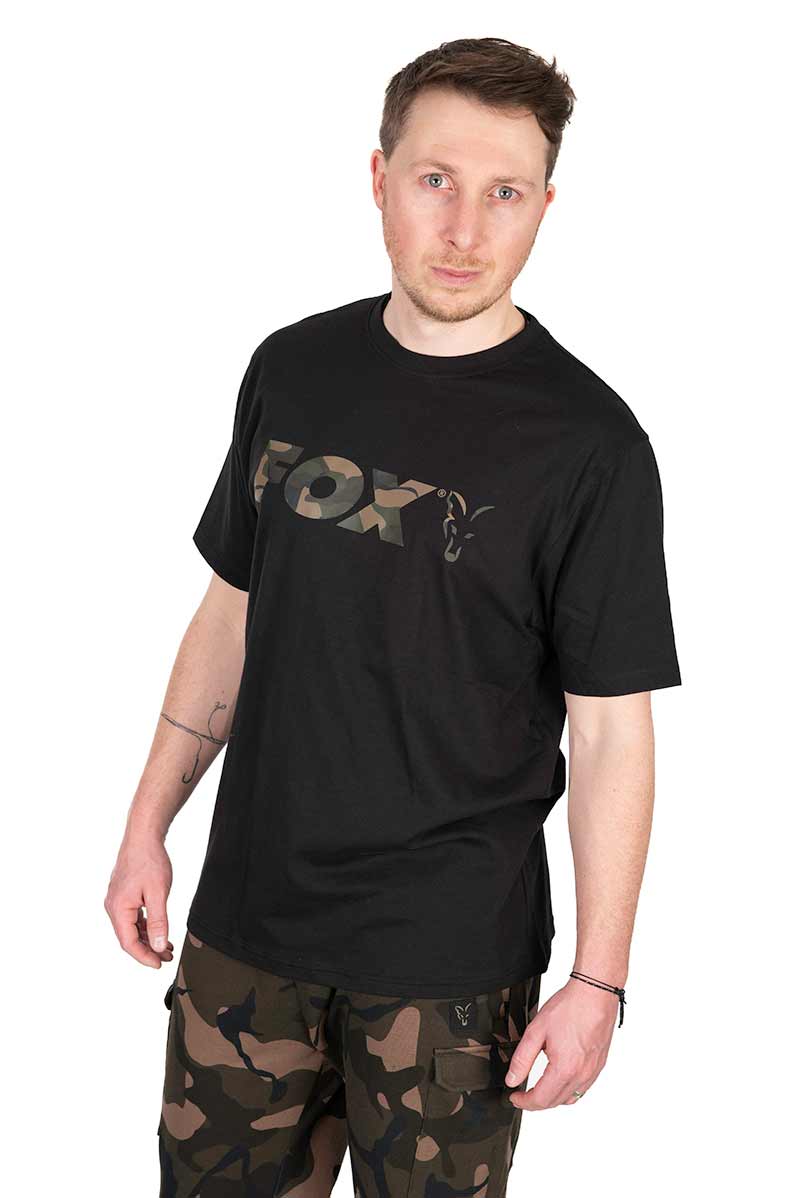 Fox Black & Camo Logo T-Shirt