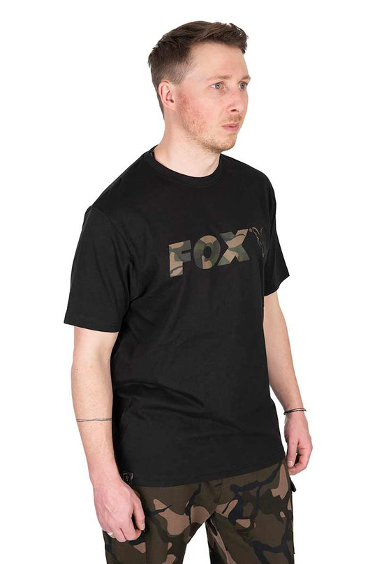 Fox Black &amp; Camo Logo T-Shirt