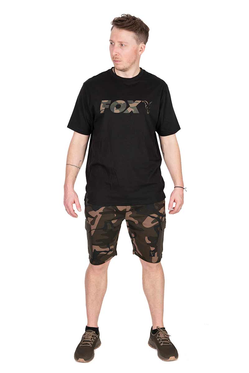 Fox Black &amp; Camo Logo T-Shirt