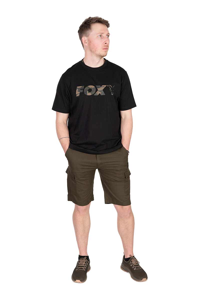 Fox Black &amp; Camo Logo T-Shirt