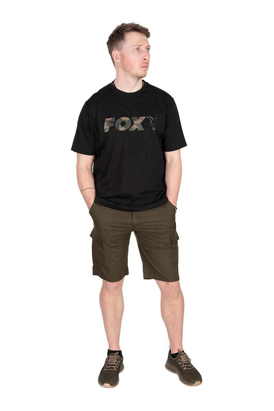 Fox Black &amp; Camo Logo T-Shirt