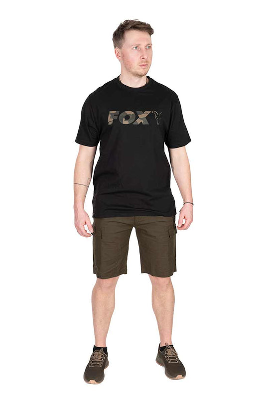 Fox Black &amp; Camo Logo T-Shirt