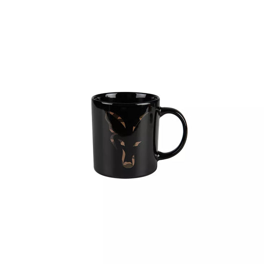 Fox Black &amp; Camo Head Ceramic Mug