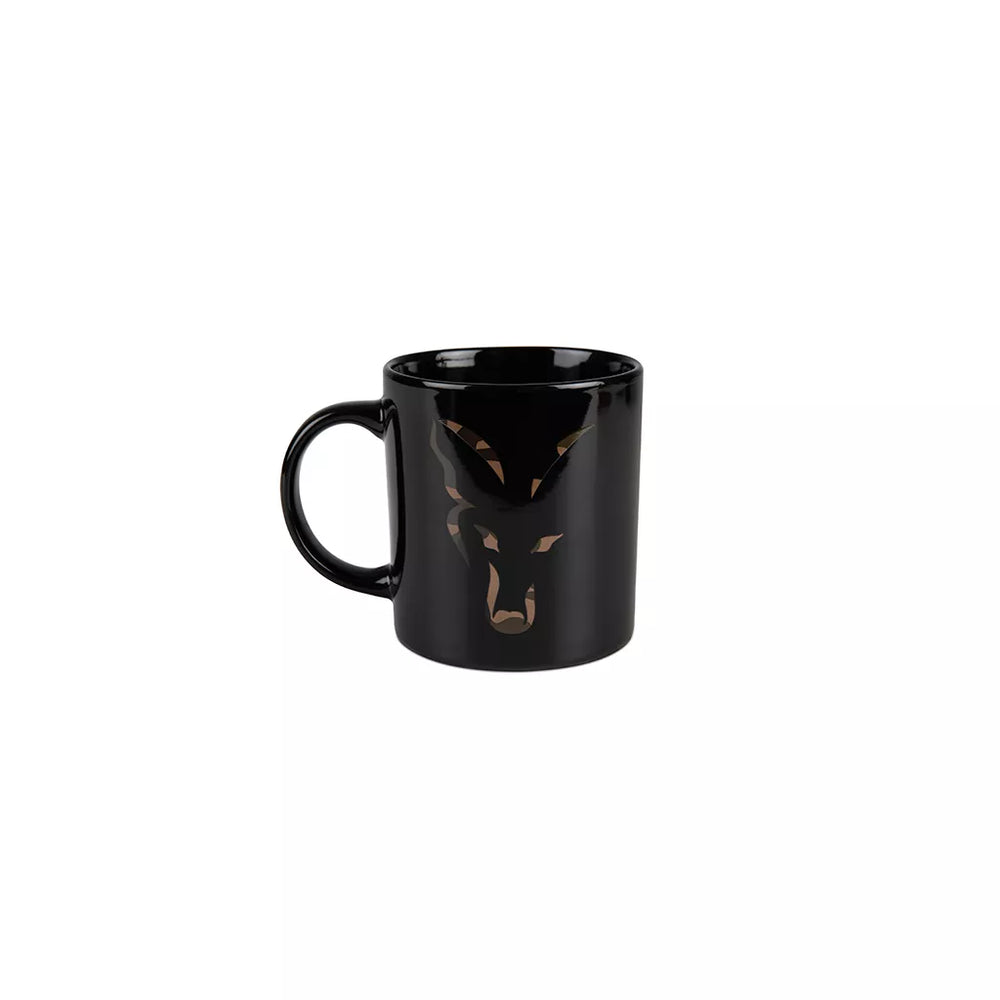 Fox Black & Camo Head Ceramic Mug