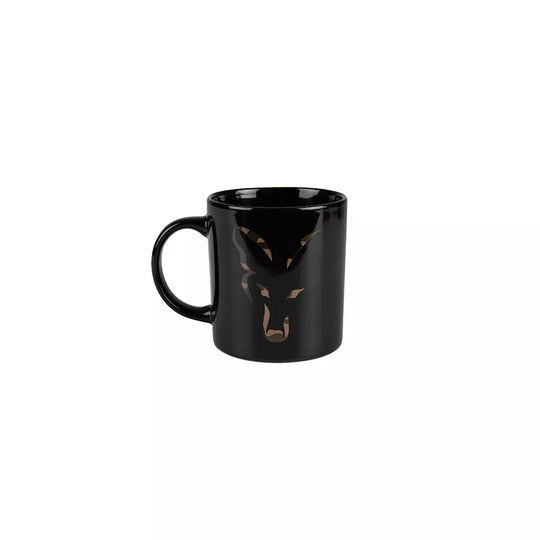 Fox Black &amp; Camo Head Ceramic Mug