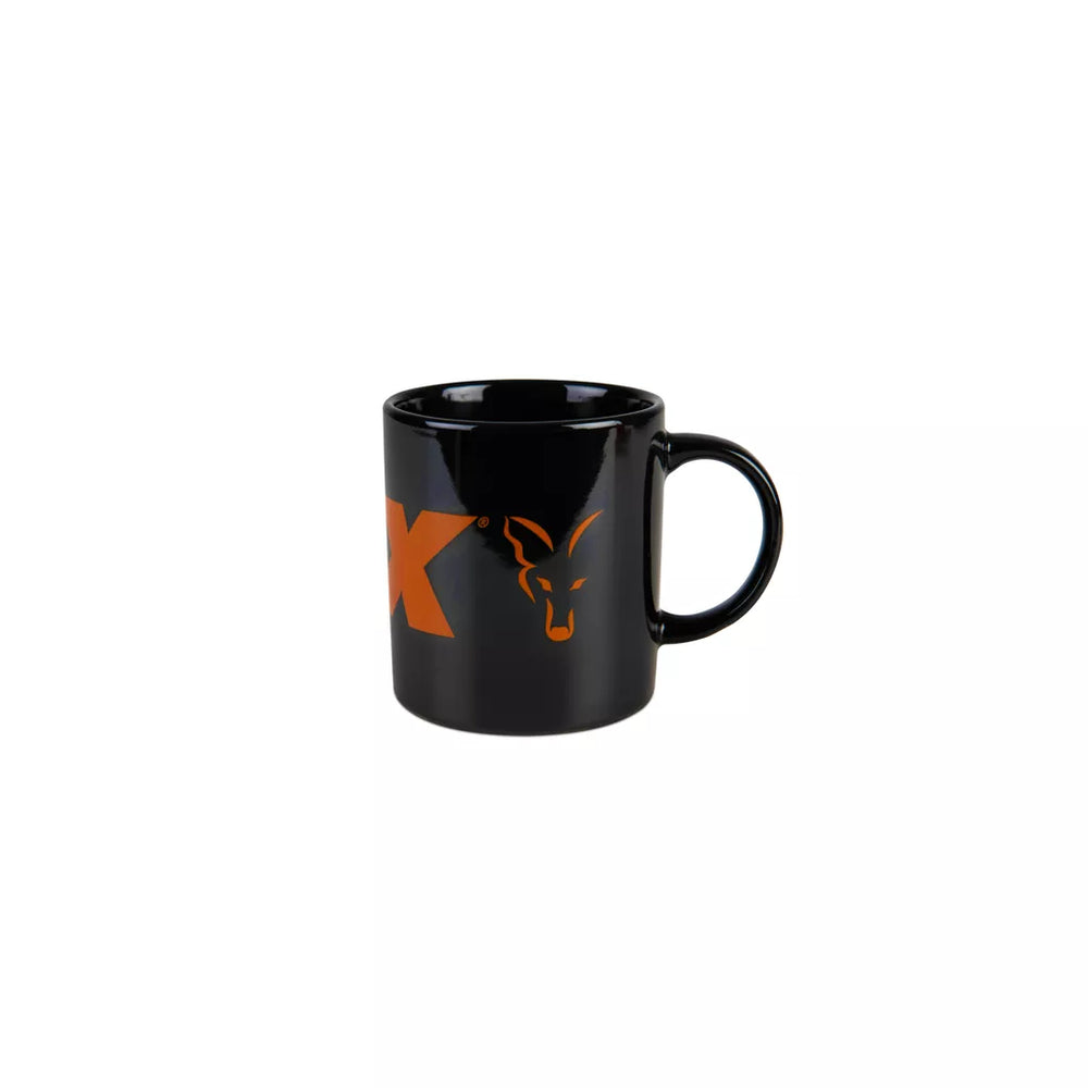 Fox Black & Orange Logo Ceramic Mug
