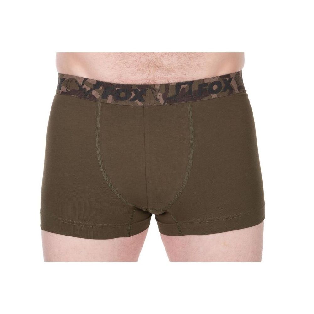 Fox Boxer Shorts Khaki / Black