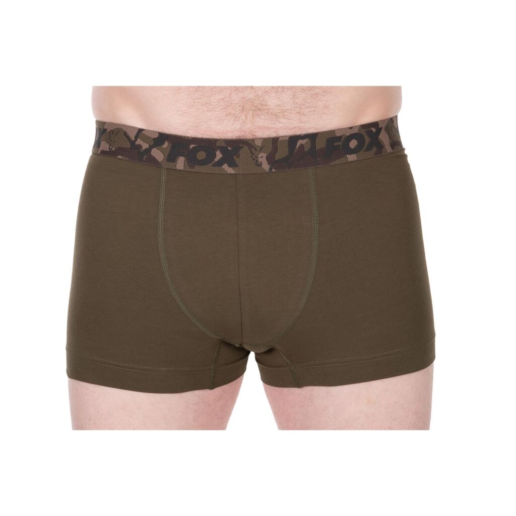 Fox Boxer Shorts Khaki / Black