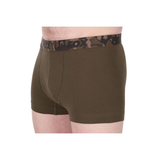Fox Boxer Shorts Khaki / Black