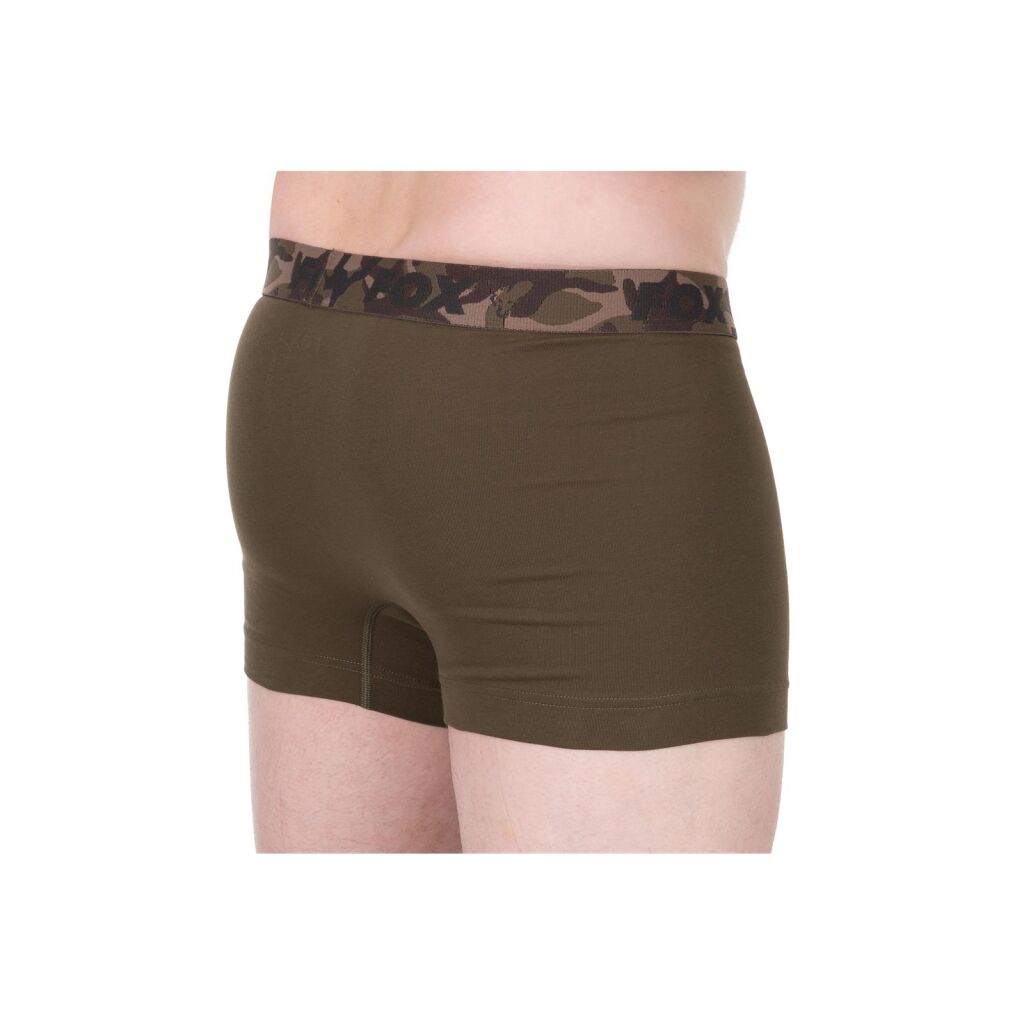 Fox Boxer Shorts Khaki / Black