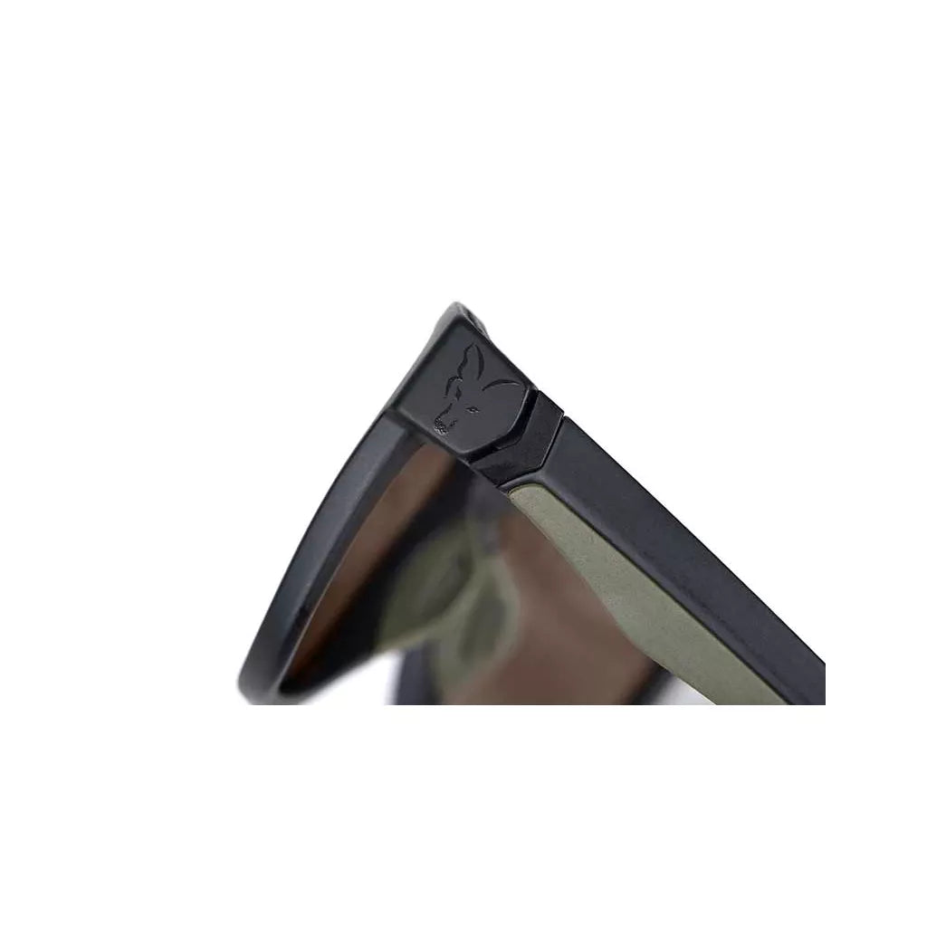 Fox Collection Green Black Shades - Brown Lense