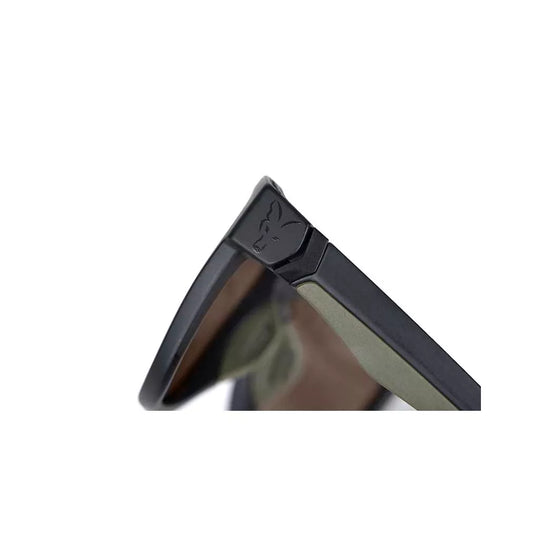 Fox Collection Green Black Shades - Brown Lense