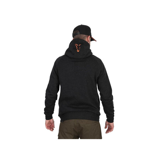 Fox Collection Lightweight Hoody Black & Orange