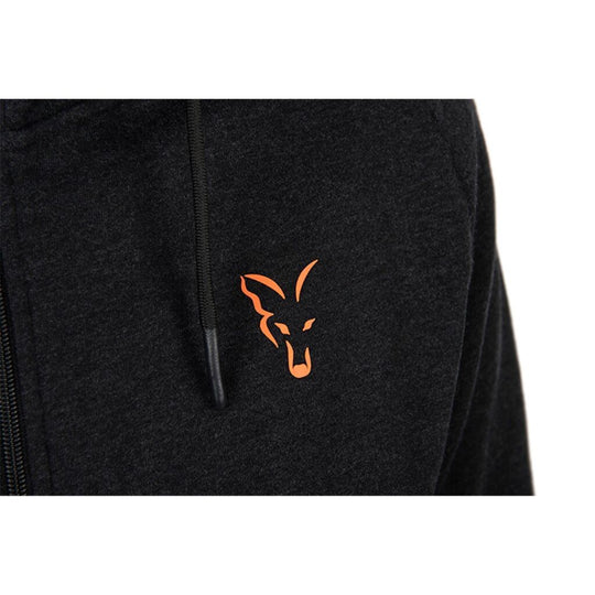 Fox Collection Lightweight Hoody Black & Orange