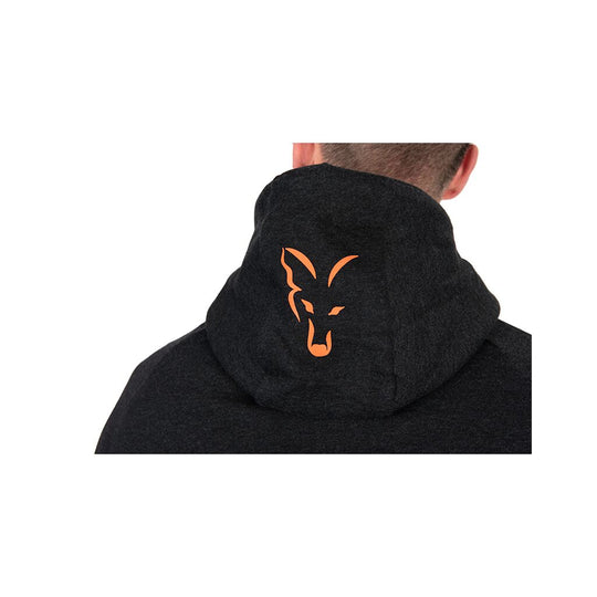 Fox Collection Lightweight Hoody Black & Orange