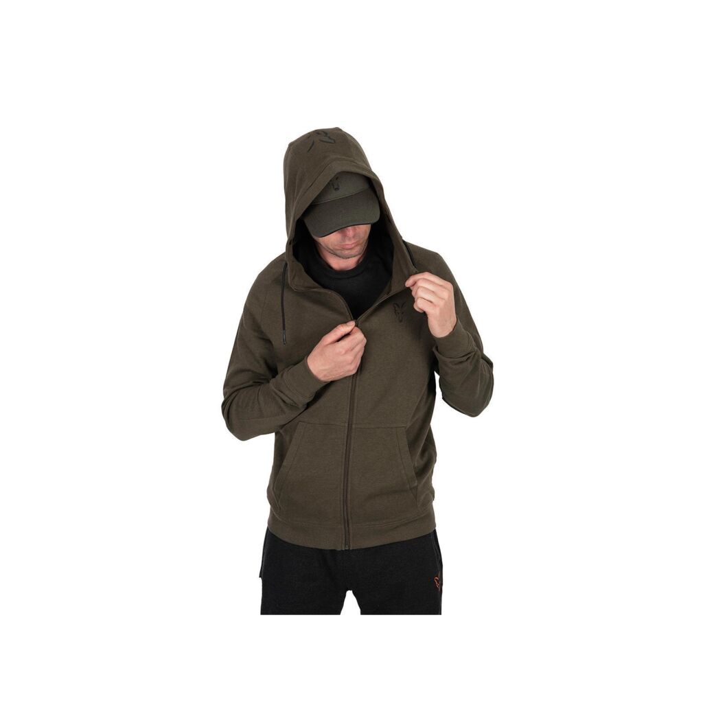 Fox Collection Lightweight Hoody Green & Black