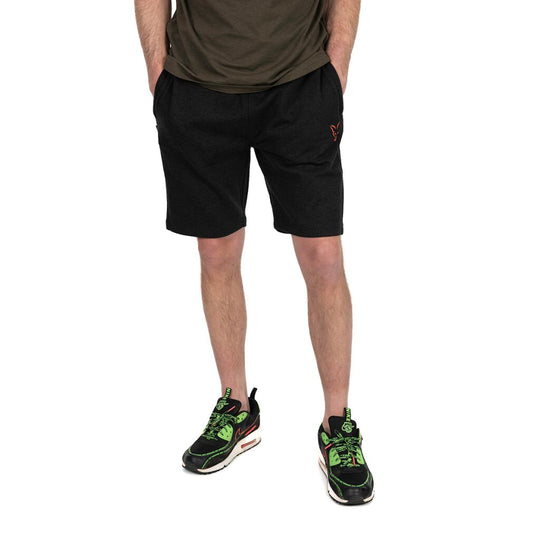 Fox Collection Lightweight Jogger Short Black & Orange