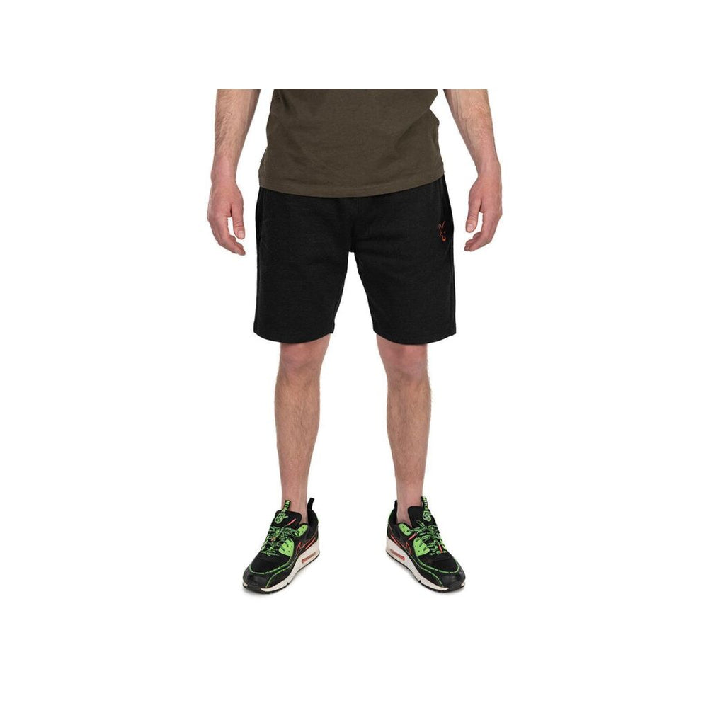 Fox Collection Lightweight Jogger Short Black & Orange