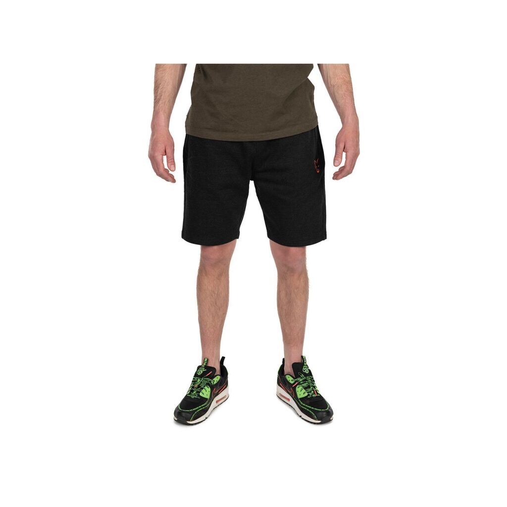 Fox Collection Lightweight Jogger Short Black & Orange