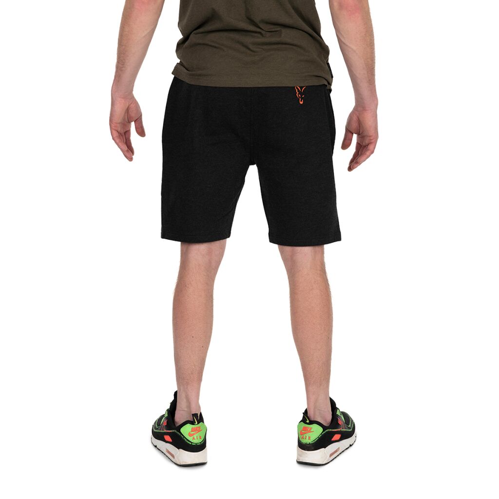 Fox Collection Lightweight Jogger Short Black & Orange