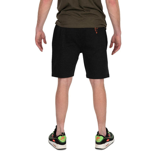 Fox Collection Lightweight Jogger Short Black & Orange
