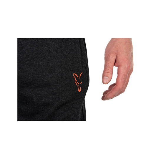 Fox Collection Lightweight Jogger Short Black & Orange
