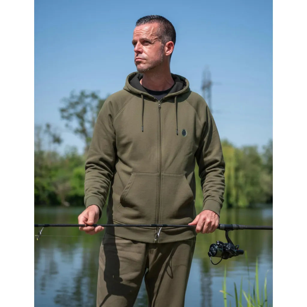 Fox Collection Zipped Hoody - Green