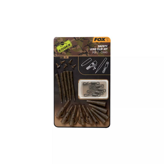 Fox Edges Camo Safety Lead Clip Kit