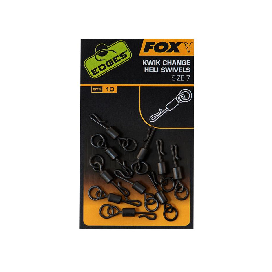 Fox Edges Kwik Change Heli Swivels Size 7