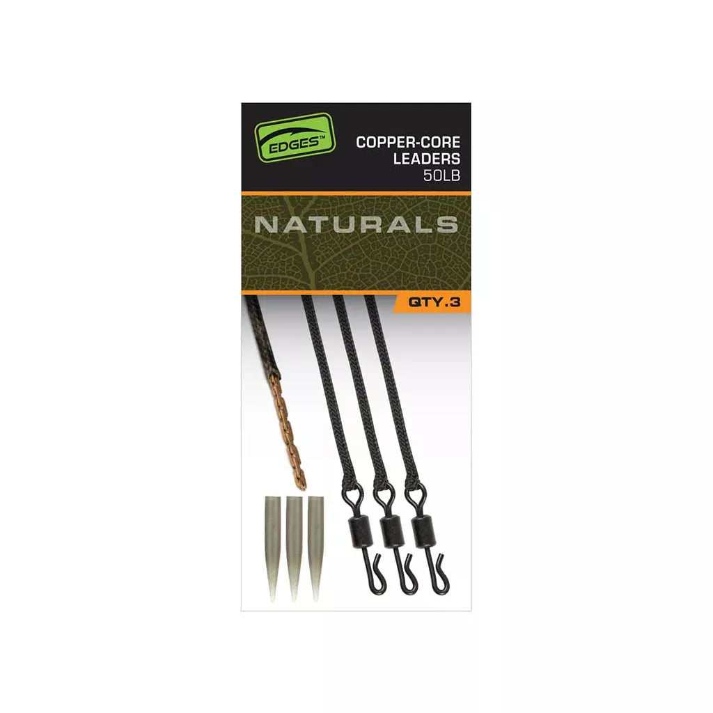 Fox Edges Naturals Copper Core Leaders