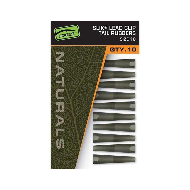 Fox Naturals Slik Lead Clip Tail Rubber Size 10