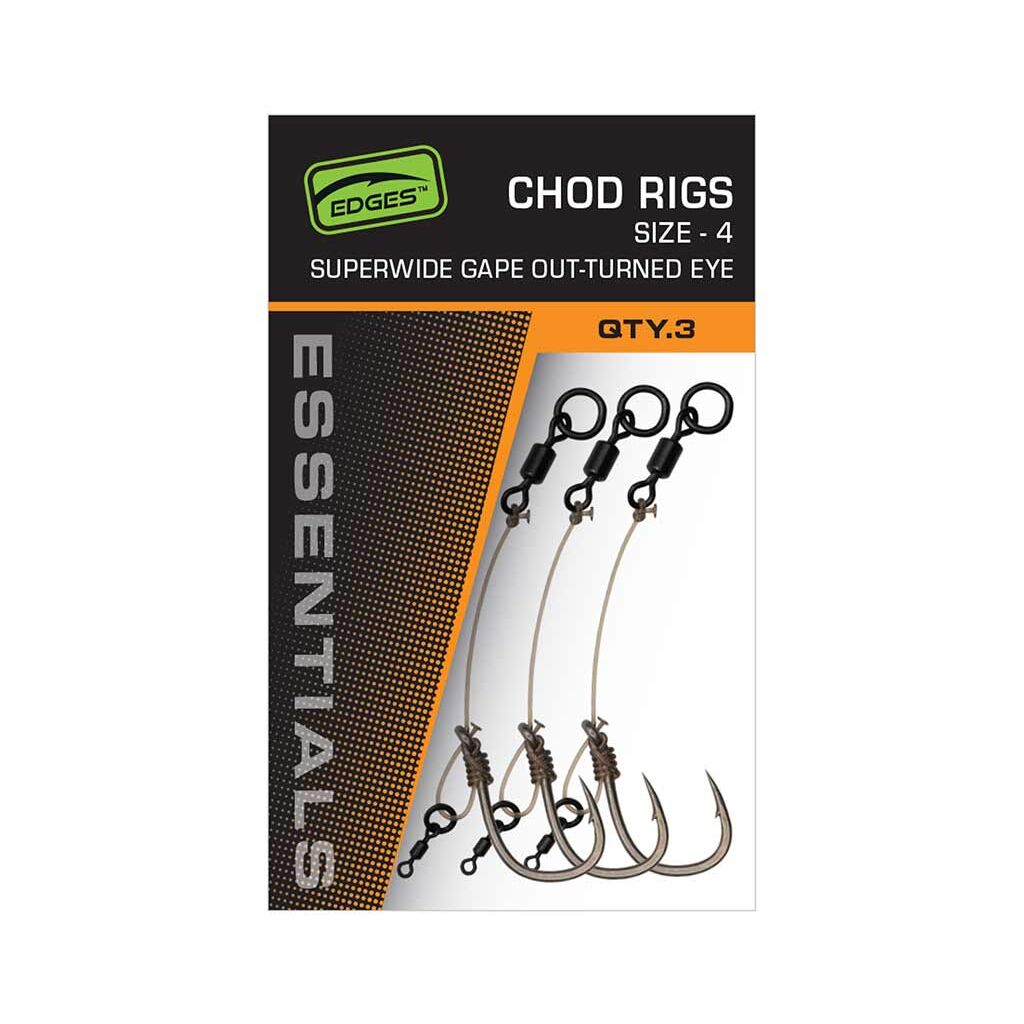 Fox Edges Super Wide Gape Out-Turned Chod Rigs
