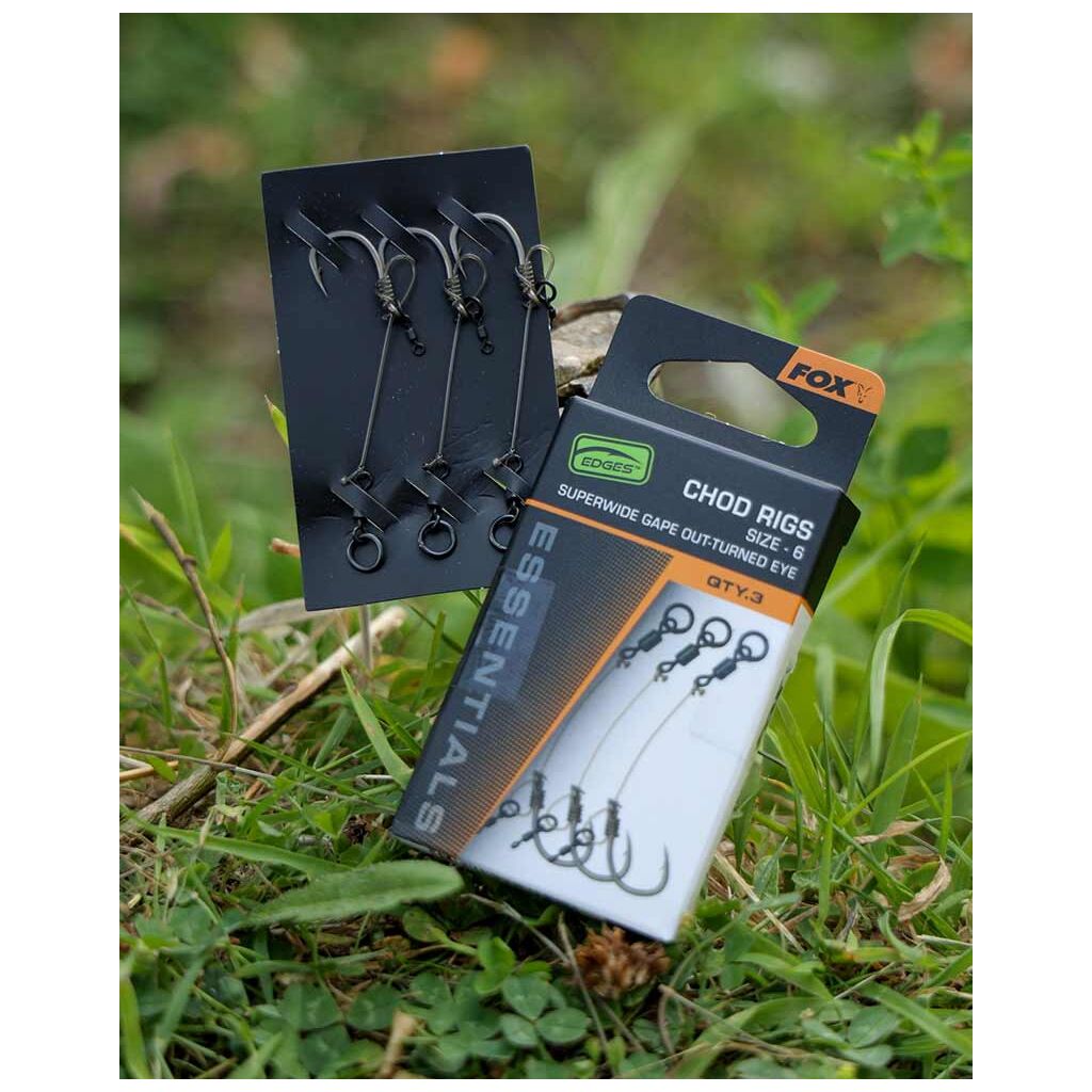 Fox Edges Super Wide Gape Out-Turned Chod Rigs