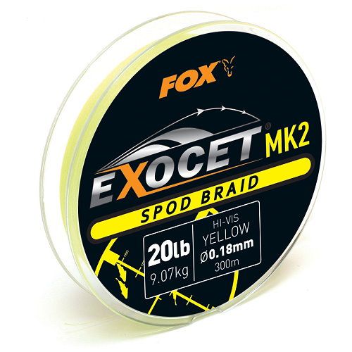 Fox Exocet MK2 Spod Braid Hi-Vis Yellow