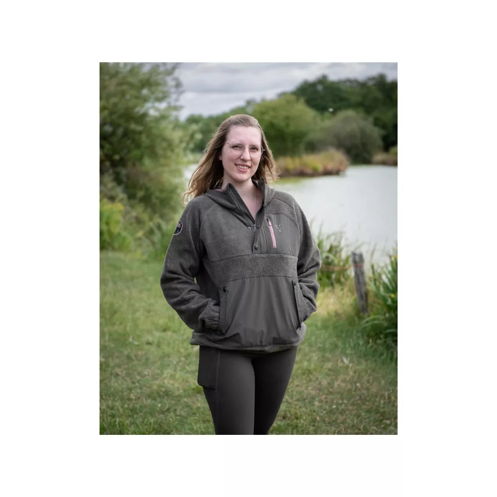 Fox Explorer Woman Fleece Hooded Jacket