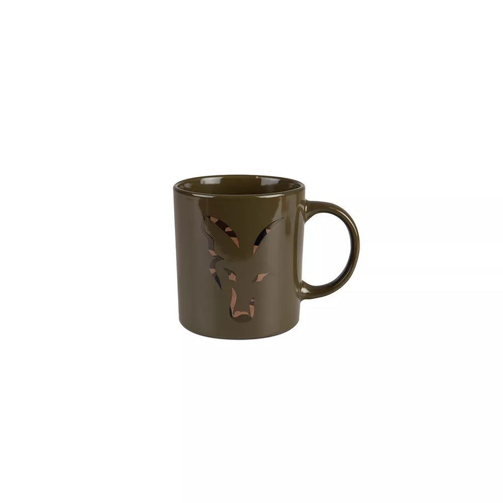 Fox Green & Camo Head Ceramic Mug