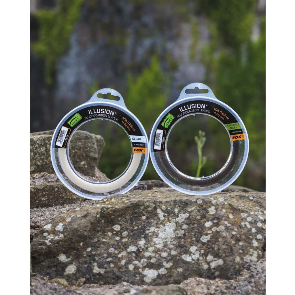 Fox Illusion Fluorocarbon Leader Naturals Green
